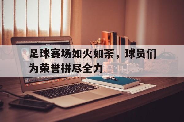 足球赛场如火如荼，球员们为荣誉拼尽全力
